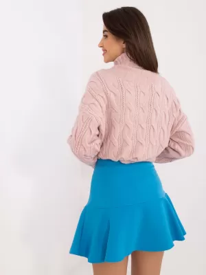 Dámský svetr WOOL FASHION ITALIA AT-SW-23445.00 BRIGHT PINK