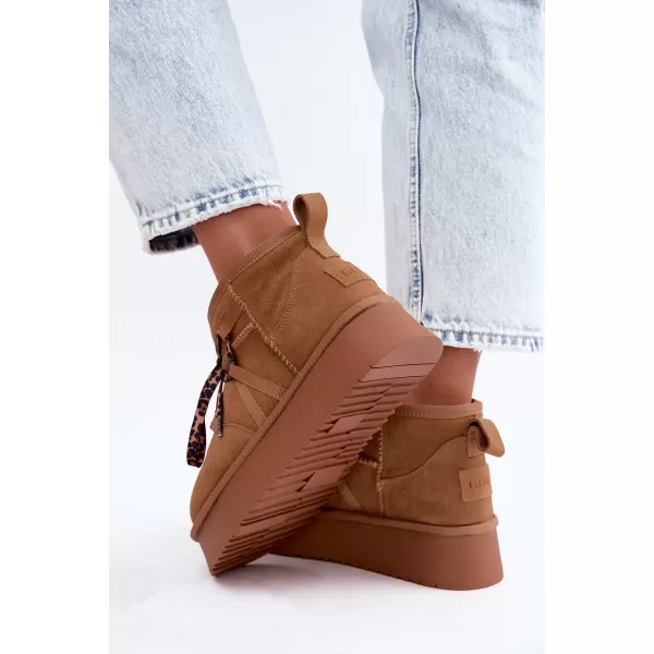  Dámské sněhule GOE UU2N4920 CAMEL 