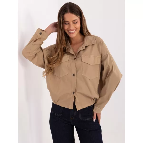  Dámská košile RUE PARIS IT-KS-FL9273.86 CAMEL 