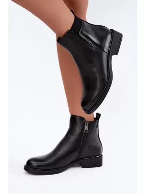 Dámské kotníkové boty VINCEZA 58690 BLACK