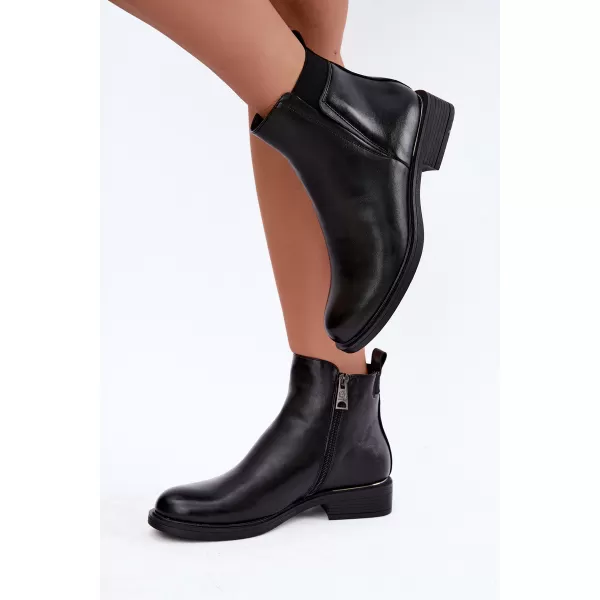  Dámské kotníkové boty VINCEZA 58690 BLACK 