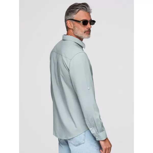  Pánská košile OMBRE OM-SHCS-0190 PASTEL GREEN 