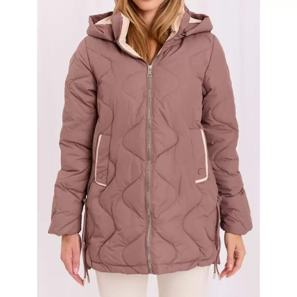  Dámská bunda FACTORY PRICE MBM-KR-2319.32 BROWN 