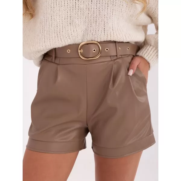  Dámské kraťasy RUE PARIS IT-SN-FL8701.97 DARK BEIGE 