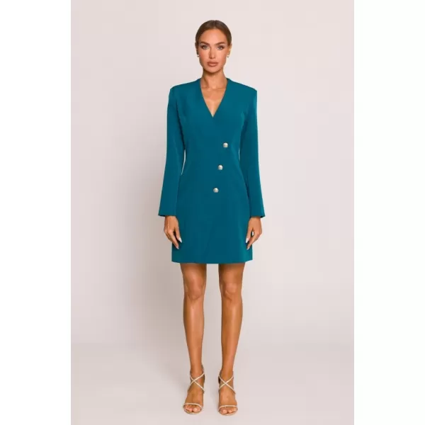  Dámské šaty MOE M793 OCEAN BLUE 