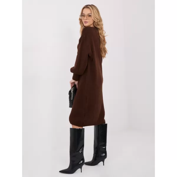  Dámské šaty FACTORY PRICE IN-SK-5962.22 DARK BROWN 