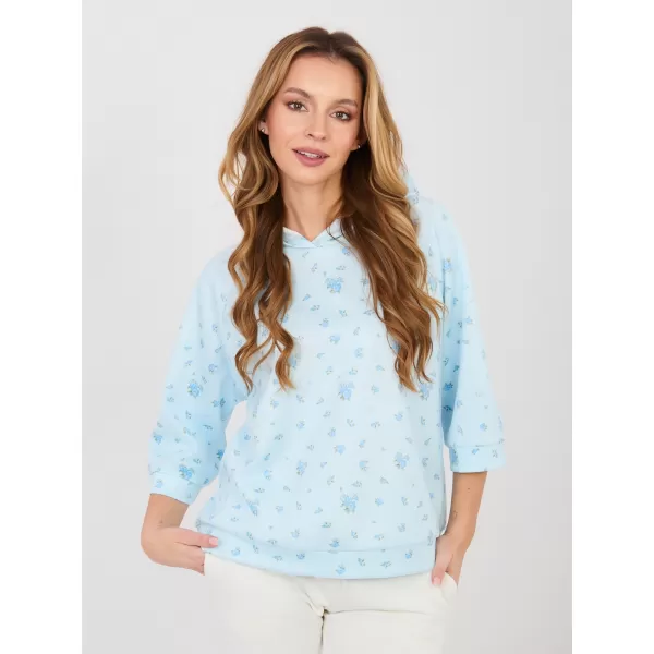  Dámská mikina ITALY MODA IT-BZ-22278.74 LIGHT BLUE 