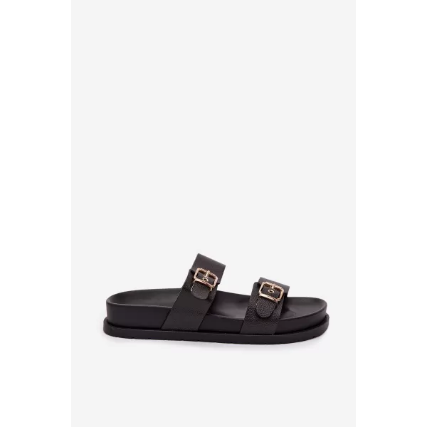  Dámské nazouváky BOTO LS-873-01 BLACK 