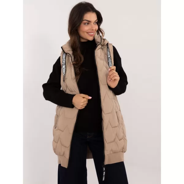  Dámská vesta FACTORY PRICE SK-KZ-HH-079.09 BEIGE 