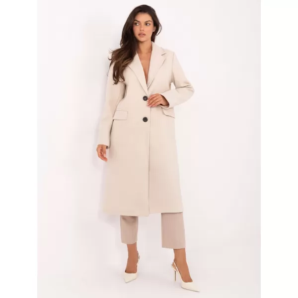  Dámský kabát FACTORY PRICE IT-PL-80320.65 LIGHT BEIGE 