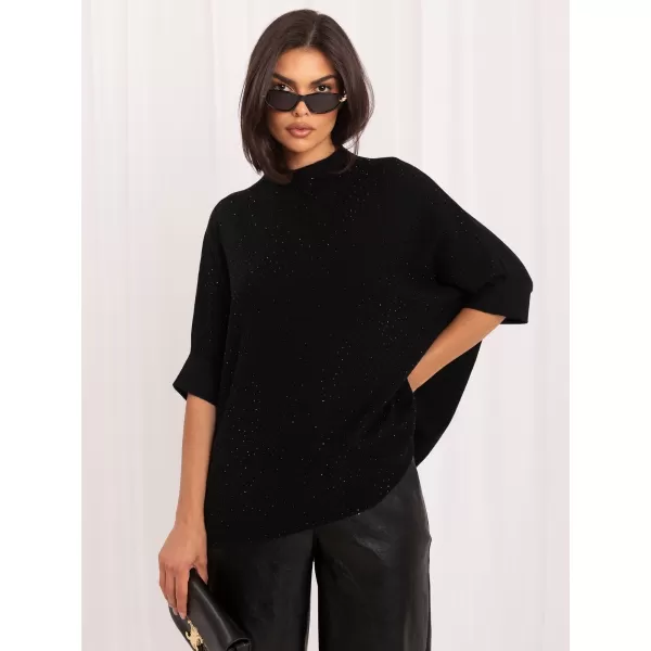  Dámský svetr ITALY MODA IR-SW-BWC6617.75 BLACK 