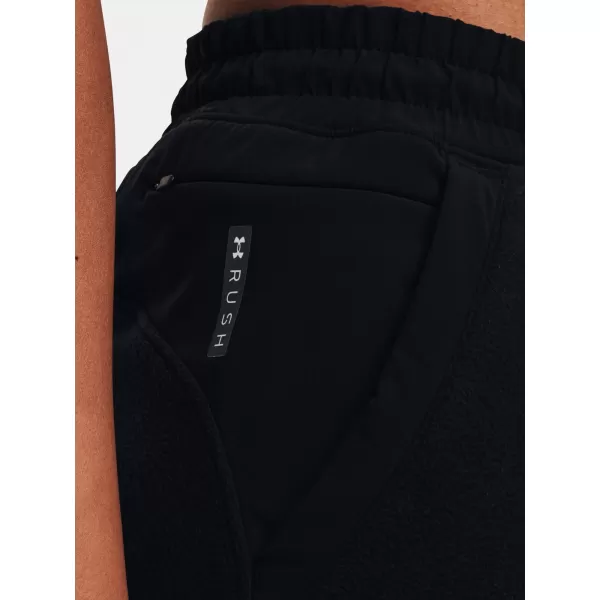  Dámské kalhoty UNDER ARMOUR UA RUSH FLEECE PANT 1365775-001 ČERNÁ 