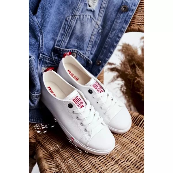  Dámské tenisky BIG STAR SHOES GG274005 WHITE/RED 