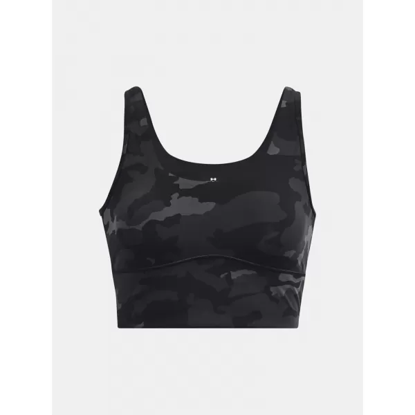  Dámské tílko UNDER ARMOUR MERIDIAN FITTED CROPTANKPRNT 1380983-021 ČERNÁ 