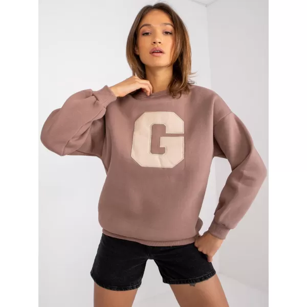  Dámská mikina EX MODA EM-BL-617/G.11 BROWN 