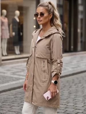 Dámská bunda DSTREET BÉŽOVÁ