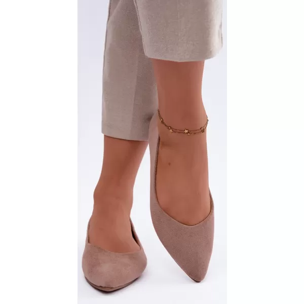  Dámské baleríny BOTO 5199 DARK BEIGE 