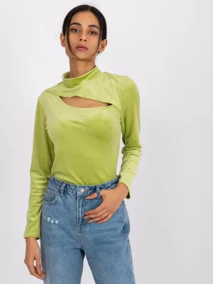 Dámská halenka ITALY MODA DHJ-BZ-6561.09P LIME