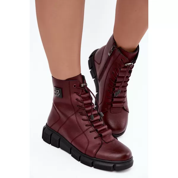  Dámské boty BOTO 26BT17-609 BURGUNDY 