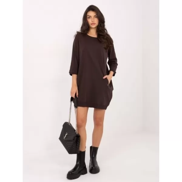  Dámské šaty RELEVANCE RV-SK-6839.95 DARK BROWN 