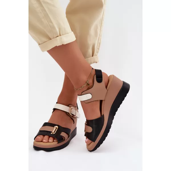  Dámské sandály ARTIKER 58C0316 BLACK/BEIGE 