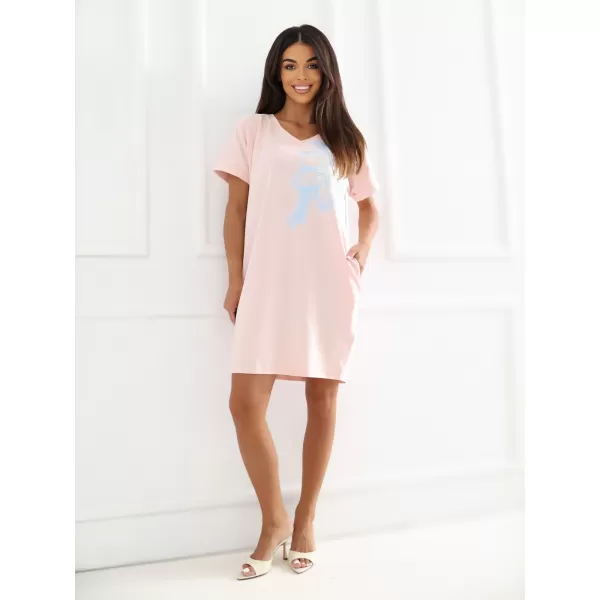  Dámské šaty RELEVANCE RV-SK-A1354.70 BRIGHT PINK 