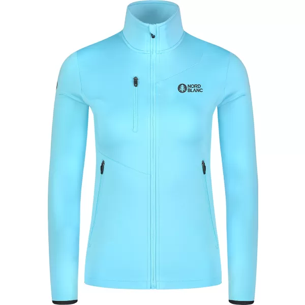  Dámská powerfleece mikina NORDBLANC CRISP NBSFL8338 SVĚTLE MODRÁ 