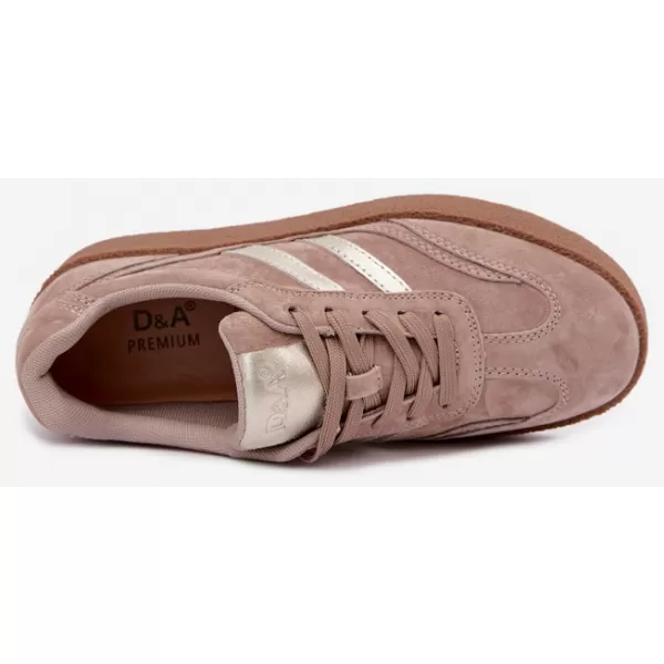  Dámské tenisky D&A LR62-7107 BROWN 