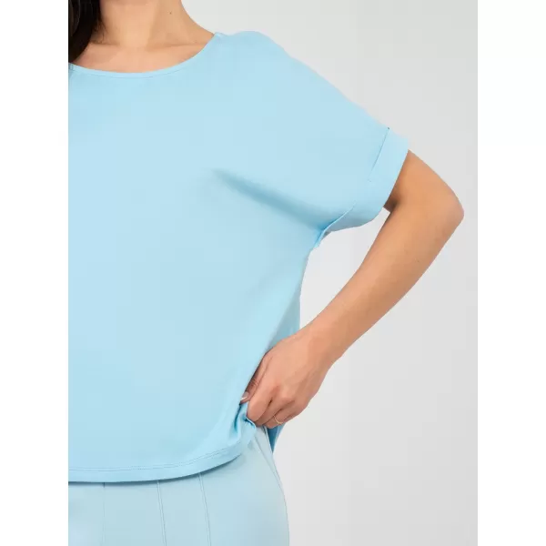  Dámská halenka RUE PARIS RV-BZ-A1185.19 LIGHT BLUE 