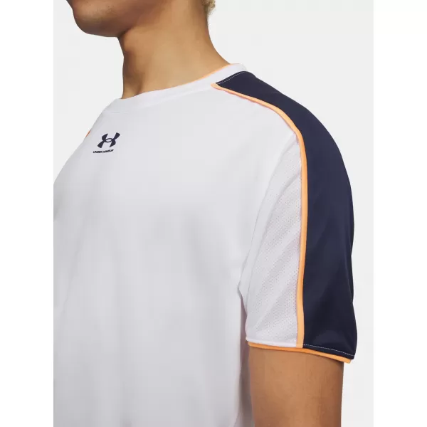  Pánské triko UNDER ARMOUR M CHALLENGER TRAIN SS 6009875-100 BÍLÁ 