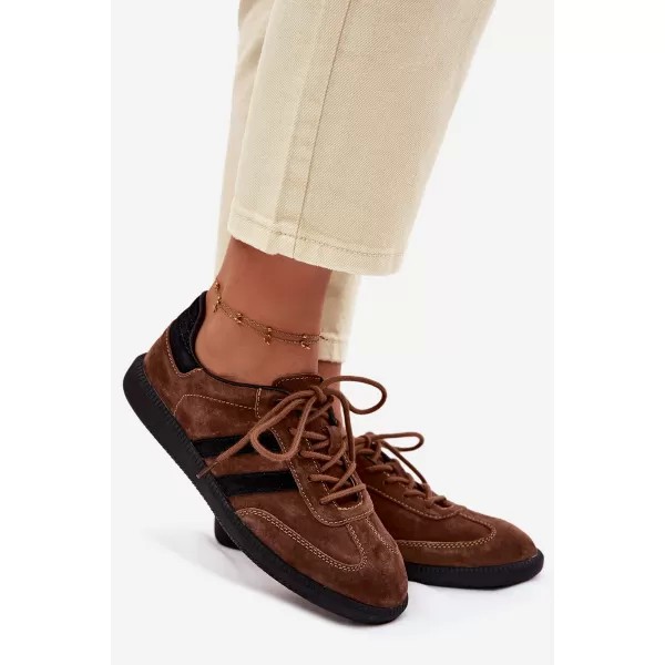  Dámské tenisky BOTO GD-XF-164 BROWN/BLACK 