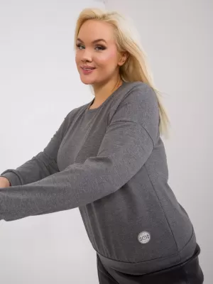Dámská halenka RELEVANCE RV-BZ-9258.22 DARK GREY