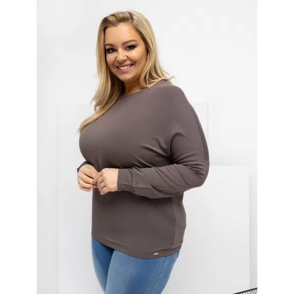  Dámská halenka RELEVANCE RV-BZ-A-163.09 BROWN 