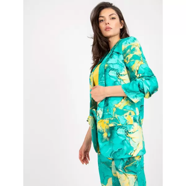  Dámská bunda ITALY MODA DHJ-MA-7684A-1.22X TURQUOISE 
