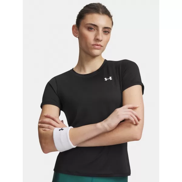  Dámské triko UNDER ARMOUR TECH MESH SS 6009990-001 ČERNÁ 