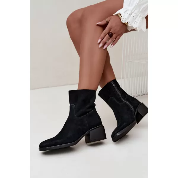  Dámské kotníkové boty BOTO 9624 BLACK 
