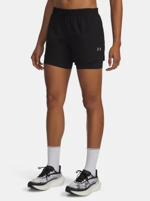Dámské kraťasy UNDER ARMOUR UA VELOCITI PRO 6IN 2N1 SHORT 6010885-008 ČERNÁ