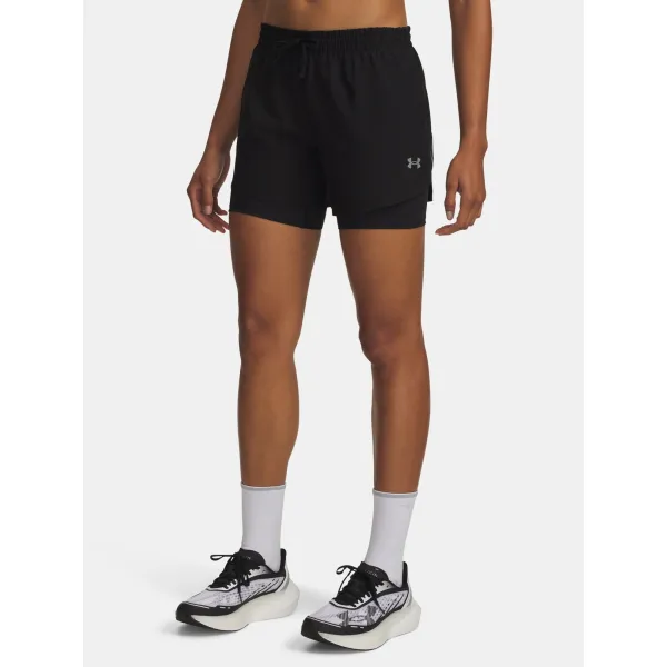  Dámské kraťasy UNDER ARMOUR UA VELOCITI PRO 6IN 2N1 SHORT 6010885-008 ČERNÁ 