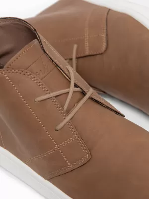 Pánské kotníkové boty OMBRE OM-FOCS-0162 BROWN