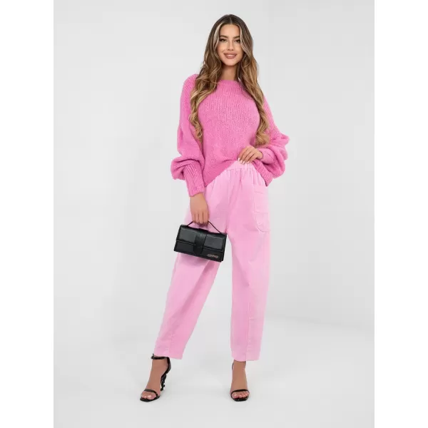  Dámský svetr ITALY MODA MI-SW-0302.18 PINK 