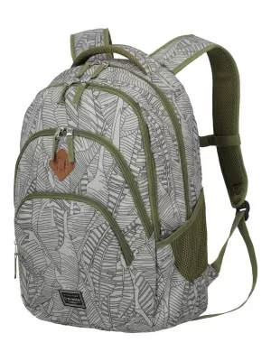 Batoh TRAVELITE BASICS BACKPACK PRINT PRINT GREY