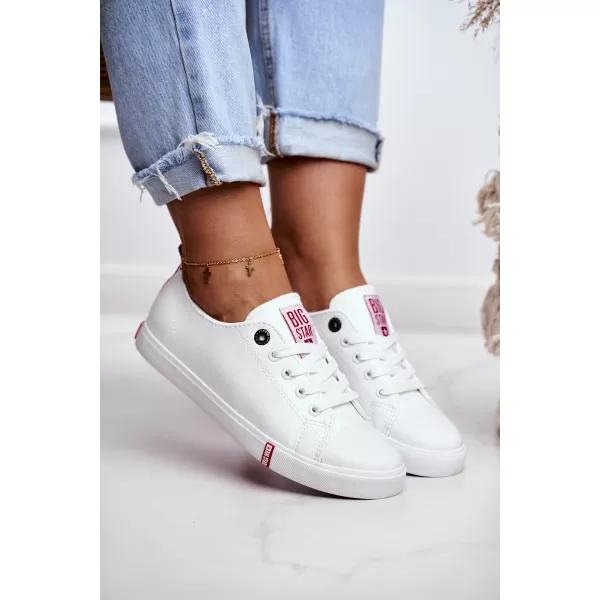  Dámské tenisky BIG STAR SHOES GG274005 WHITE/RED 