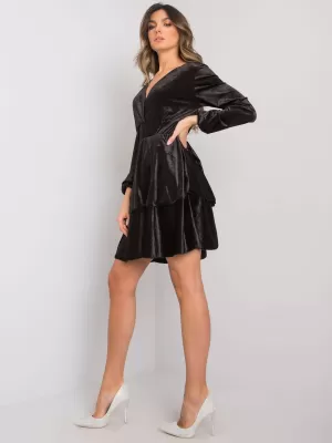 Dámské šaty RUE PARIS WN-SK-461.02X NOIRE