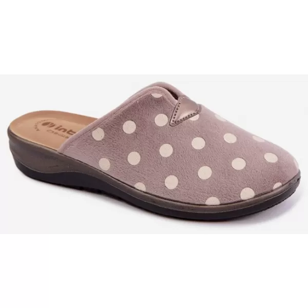  Dámské pantofle INBLU OD000014 BROWN 