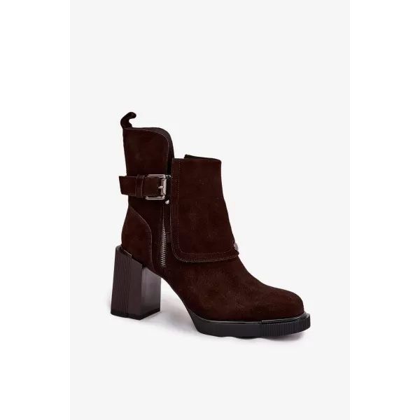  Dámské kozačky VINCEZA 91152 CHOCOLATE 