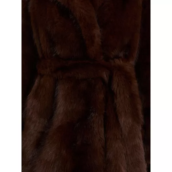 Dámský kabát FACTORY PRICE MBM-PL-25-65.98P BROWN 