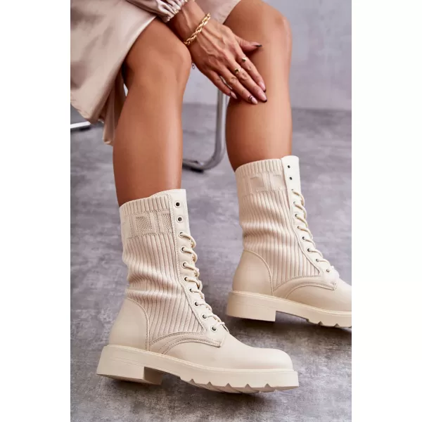  Dámské boty BOTO LQ-55 BEIGE 
