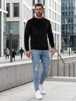 Pánská mikina DSTREET ČERNÁ