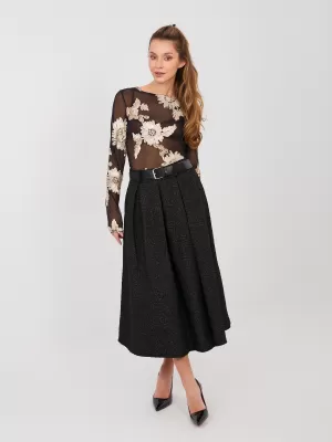 Dámská sukně RUE PARIS IT-SD-18760.69 BLACK