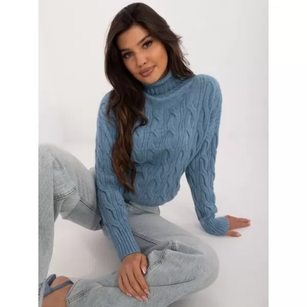  Dámský svetr WOOL FASHION ITALIA AT-SW-23445.00 BLUE 